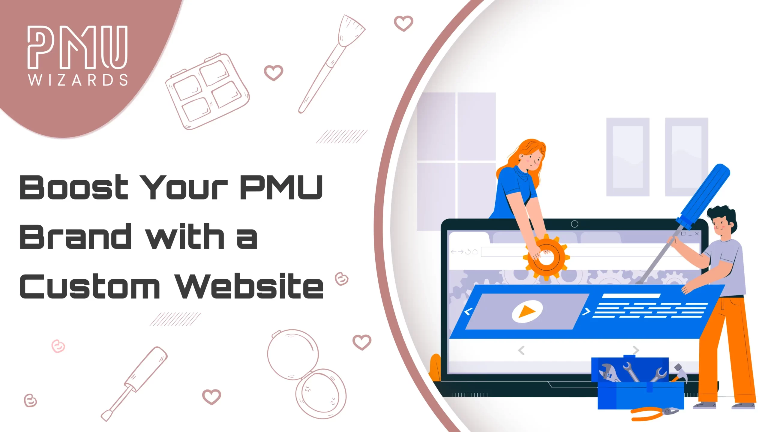 How a Custom Website Can Enhance Your PMU Business's Brand Identity